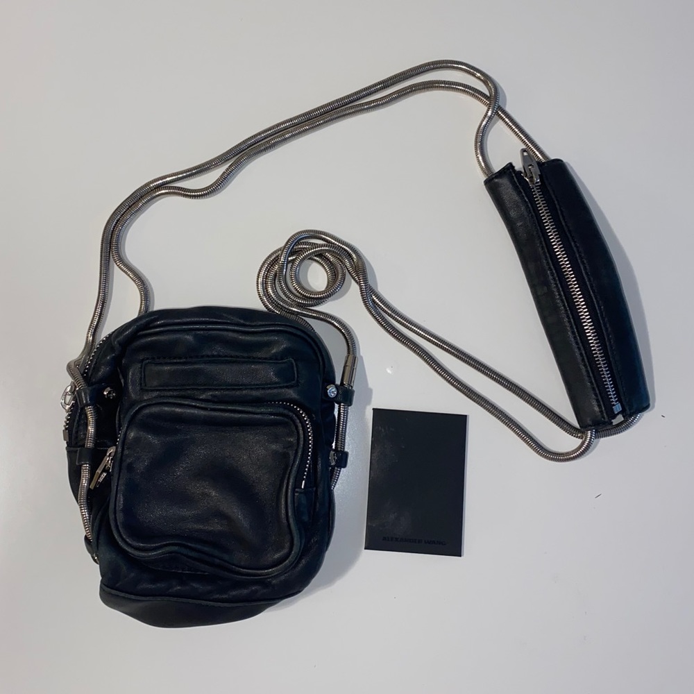 Alexander wang leather camera bag